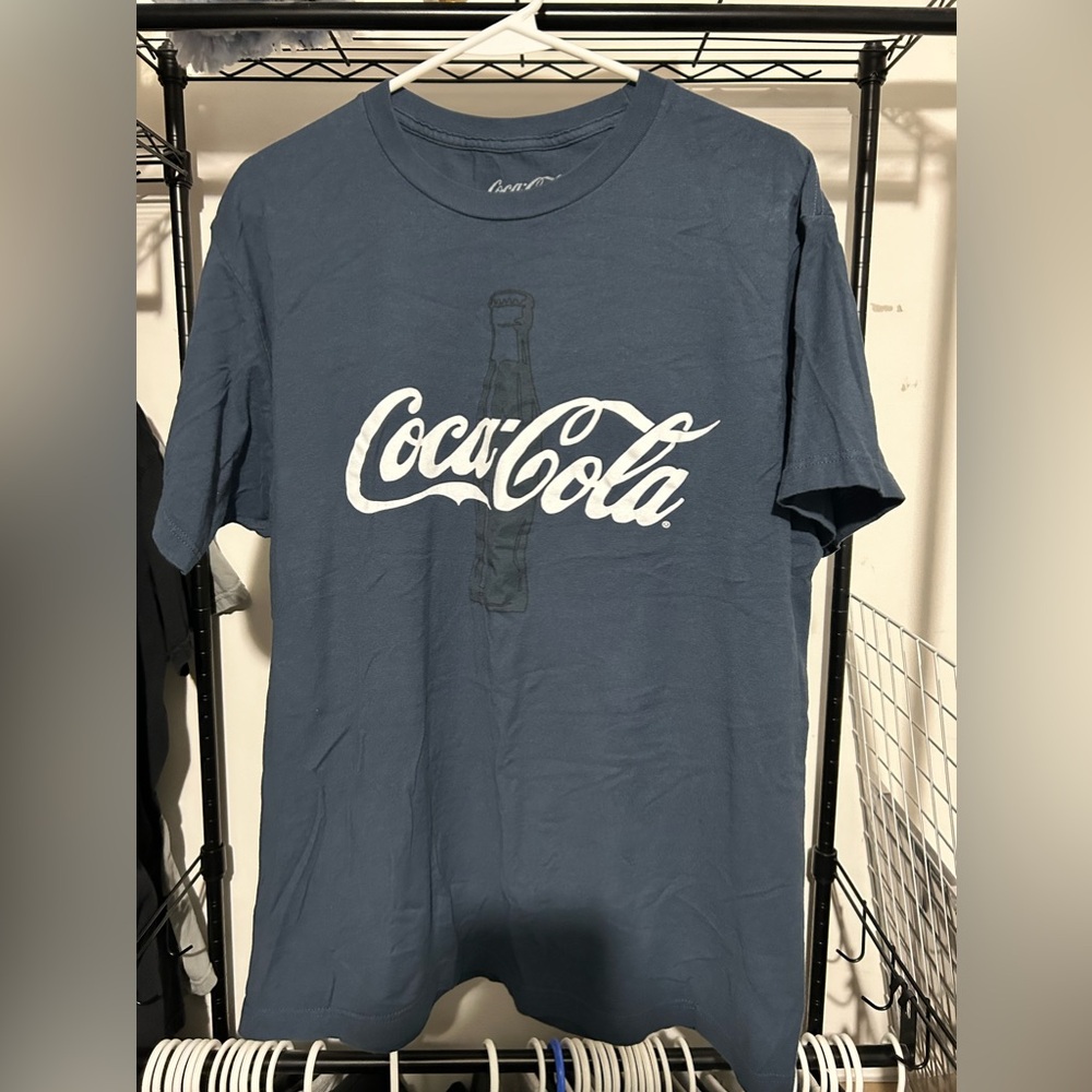 Coca Coke Tee Blue Large